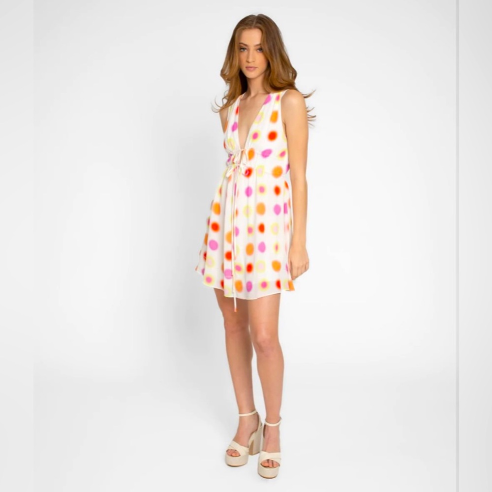 Nicole Miller Radiant Aura Baby Doll Dress